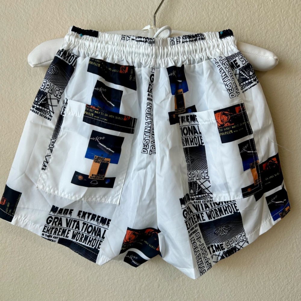 Sports Shorts With Back Pockets Tie Waist Time Space Made Extreme by Shein Small - Picture 10 of 12